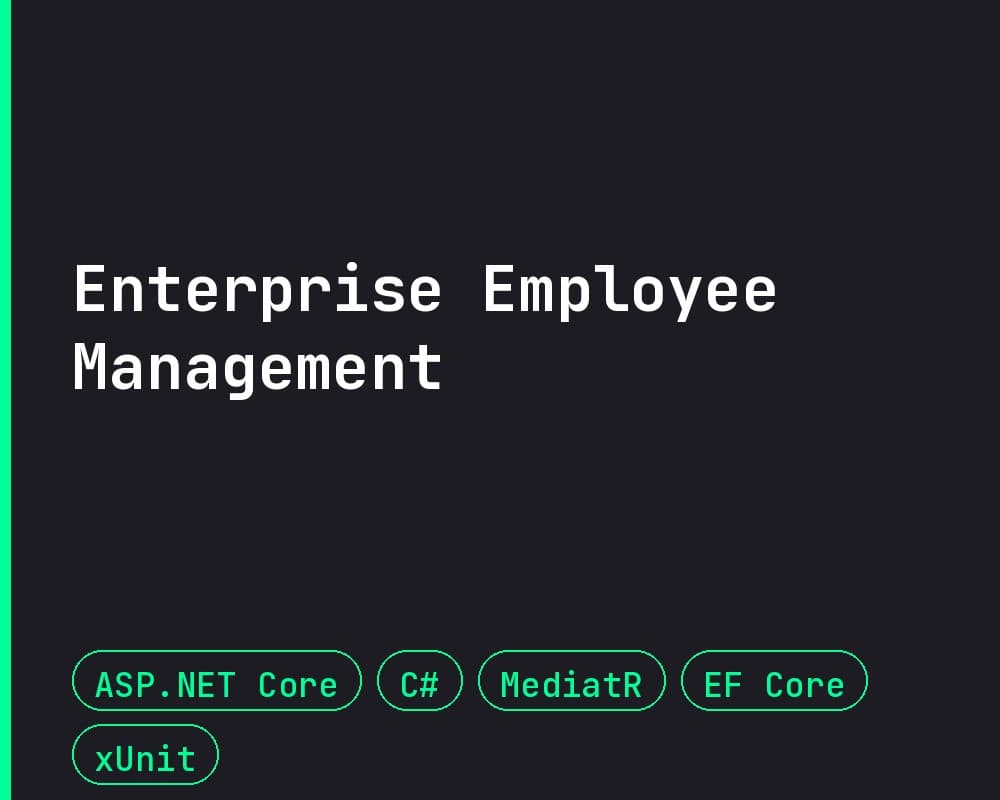 Enterprise Employee Management