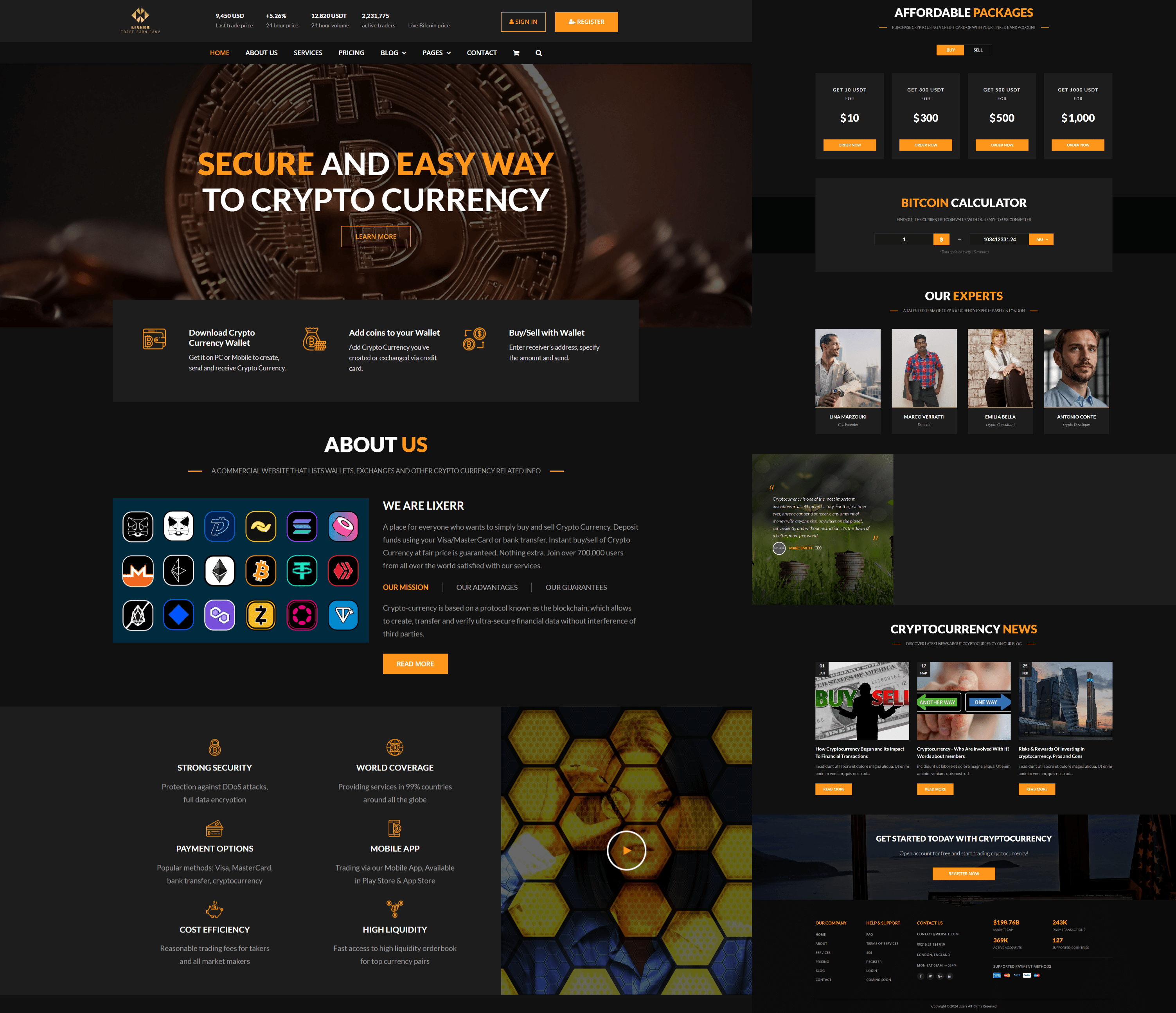 Crypto Website